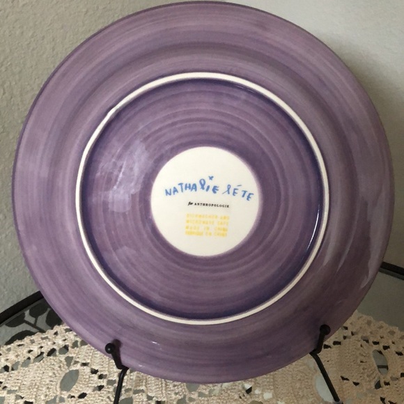 EUC Nathalie Lete Anthro Paris Plate - Picture 5 of 5